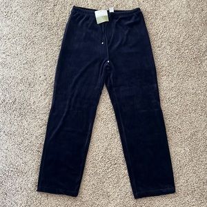 NWT Liz Claiborne Lizwear Navy Blue Lounge Pants (M)